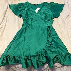Trixxi, Francesca’s, emerald green dress